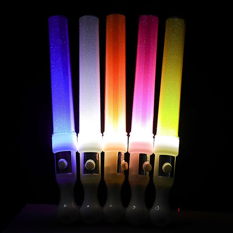 1Pc Led Glow Stick Luminous Concert Cheering Tube Battery Powered Wedding Party