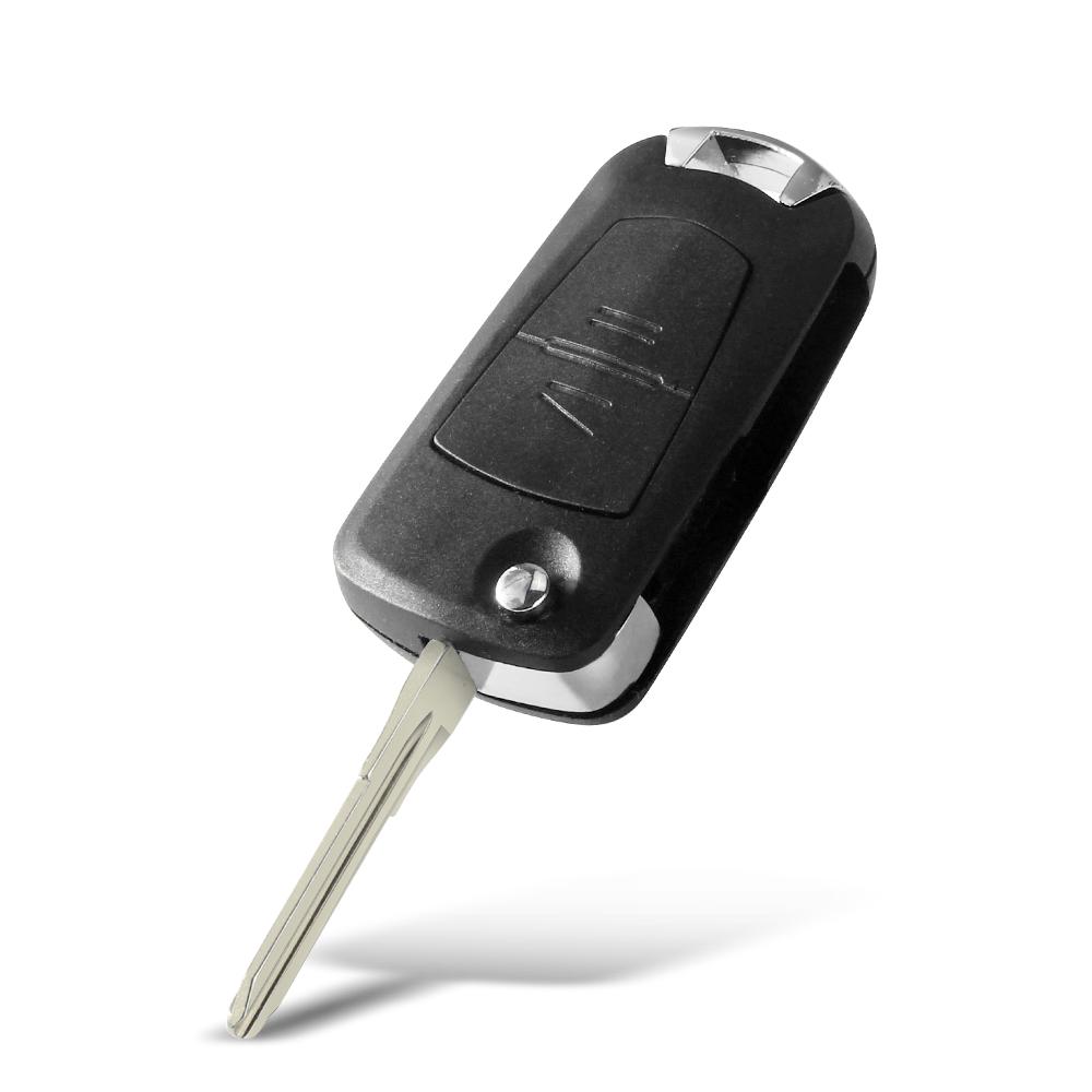 Модифицированный корпус автомобильного складного ключа для Vauxhall Opel Astra Zafira Vectra Omega 2 кнопки Пустой корпус для дистанционного ключа Hu100/Hu46/Hu43/Ym28