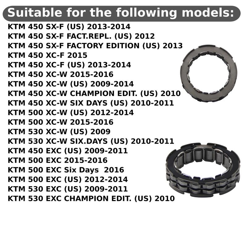 For KTM 450 XC-F XC-W 500 XC-W 450 EXC (US) 500 EXC/EXC Six Days 530 EXC (US) Motorcycle Starter Motor-RUN CLUTCH STARTER Parts