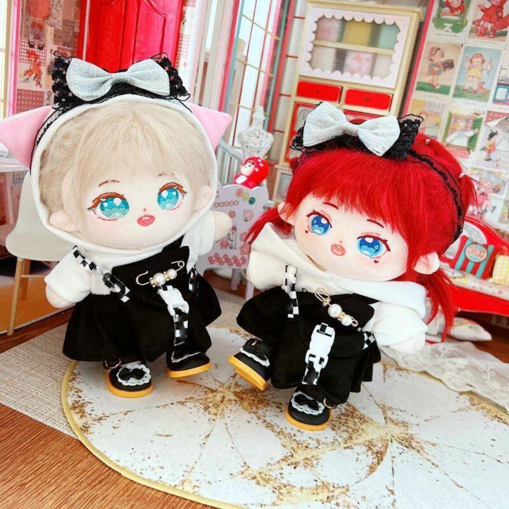 Styles Cotton Stuffed Dolls Mini Clothes 20cm Doll Clothes Doll Plush Vest Doll Pants Doll Fur Coat