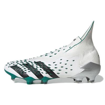 Predator Freak+ EQT FG Demonskin - Белые субзеленые мужские кроссовки Crystal-White Core-Black GX0224