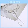 Minimalist Alloy Foot Anklet Chain Foot Jewelry With Flowing Tassels Women For