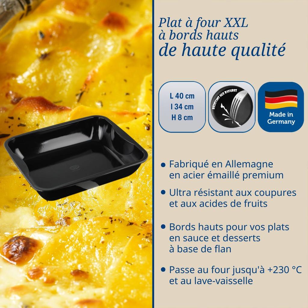 XXL Oven Dish with High Edges Dr Oetker Back-Idee Kreativ Ref. 1300