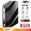 3Pcs Privacy Screen Protector For iPhone 16 15 14 13 12 Pro Max Mini 8 7 Plus Anti-spy Protective Glass For iPhone 16 XXR XS Max