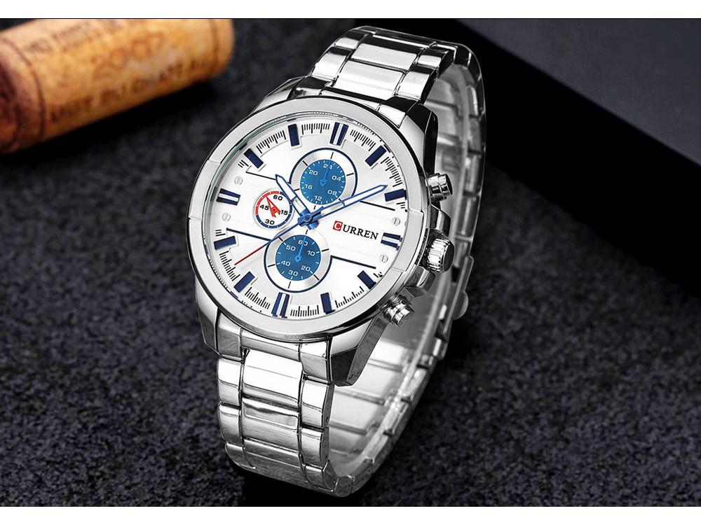 CURREN 8274 Men's Waterproof Business Casual Wristwatch