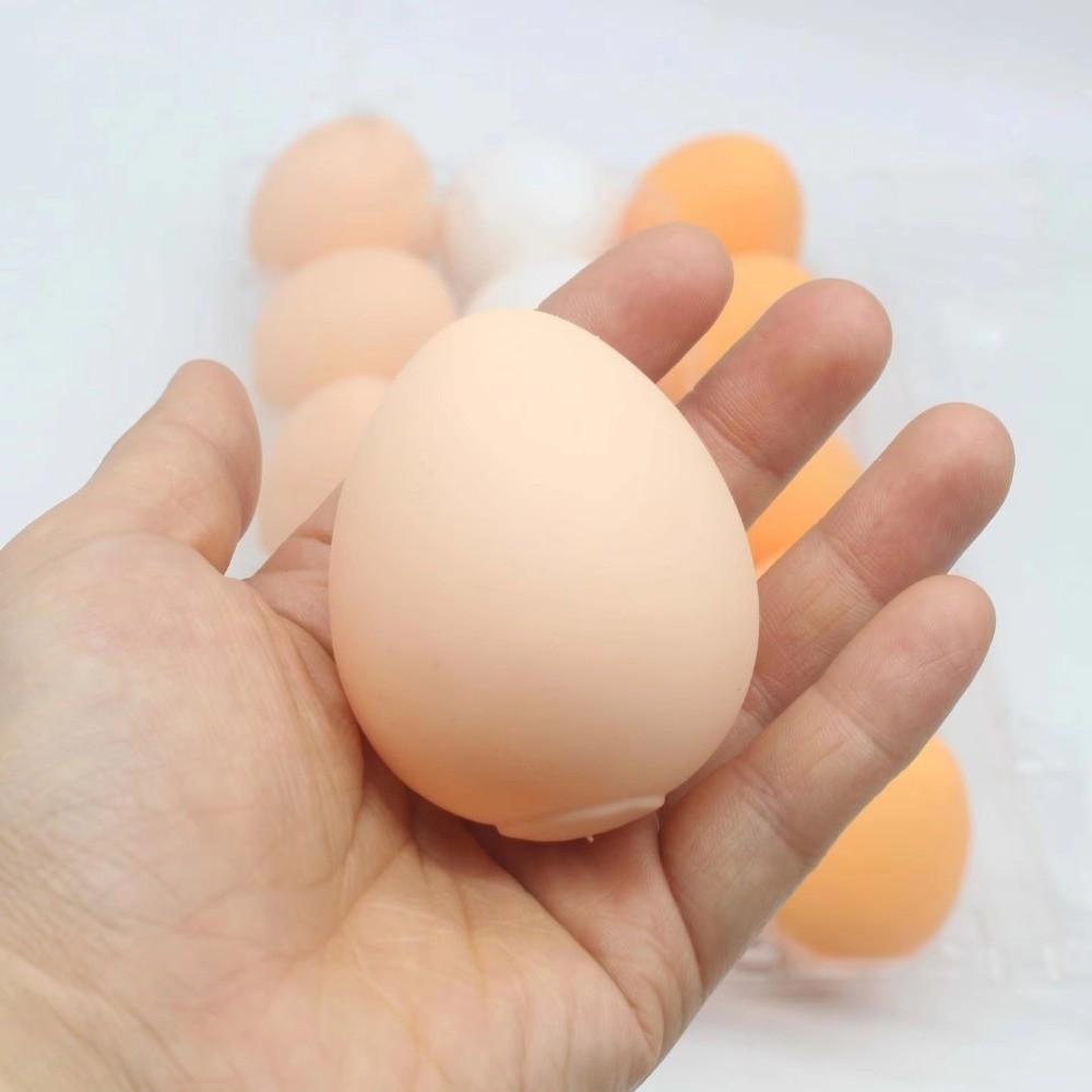 Random Color Egg Squeeze Toys TPR Decompression Squeeze Eggs Slow Rebound Toys for Kids Adults