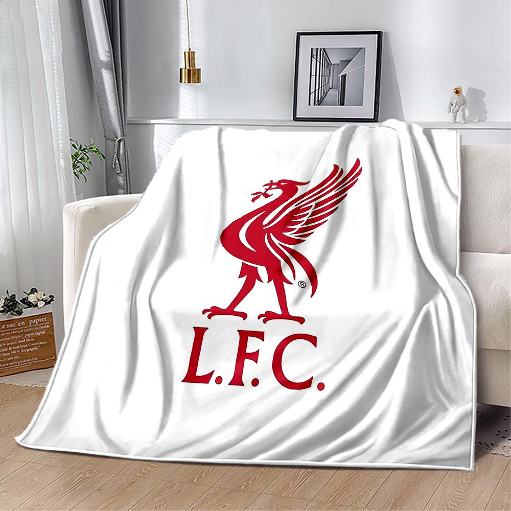 Liverpool Football Club Blanket Warmthful Decor Great For Office Chair Bed Picnics Four Seasons Universal Digital Print