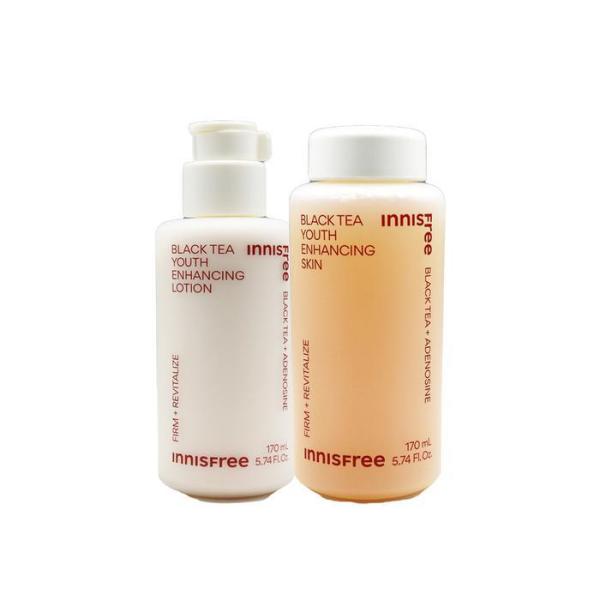 Innisfree Black Tea Youth Enhancing Lotion 170ml + Skin 170ml (15450596)
