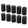 10Pcs Silicone Blanking Cap Universal Intake Vacuum Hose Tube End Bung Plug Inner Diameter 14mm Black