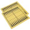 2Pcs Wooden Twosided Chess Board Backgammon Dual Purpose Checkerboard Accessory