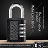 Jiajiang 4-Digit Combination Padlock for Luggage, Cabinet, Gym, and Anti-Theft Security.