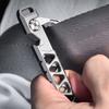 1 шт. Прочная титановая титанового сплава Everyday Carry Лом – Многоцелевой карманный инструмент, специально разработанный для выживания на природе и кемпинга