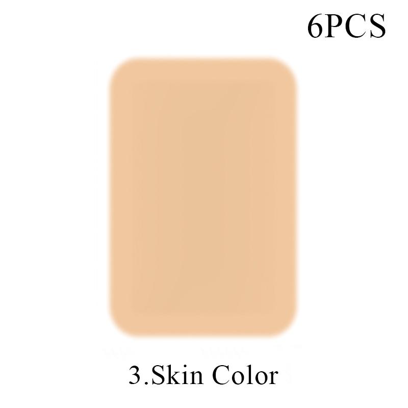 New 6PCS Tattoo Cover Up Skin Color Scar Concealer Sticker Portable Flaw Birthmark Concealing Waterproof Beauty Cosmetic Tools