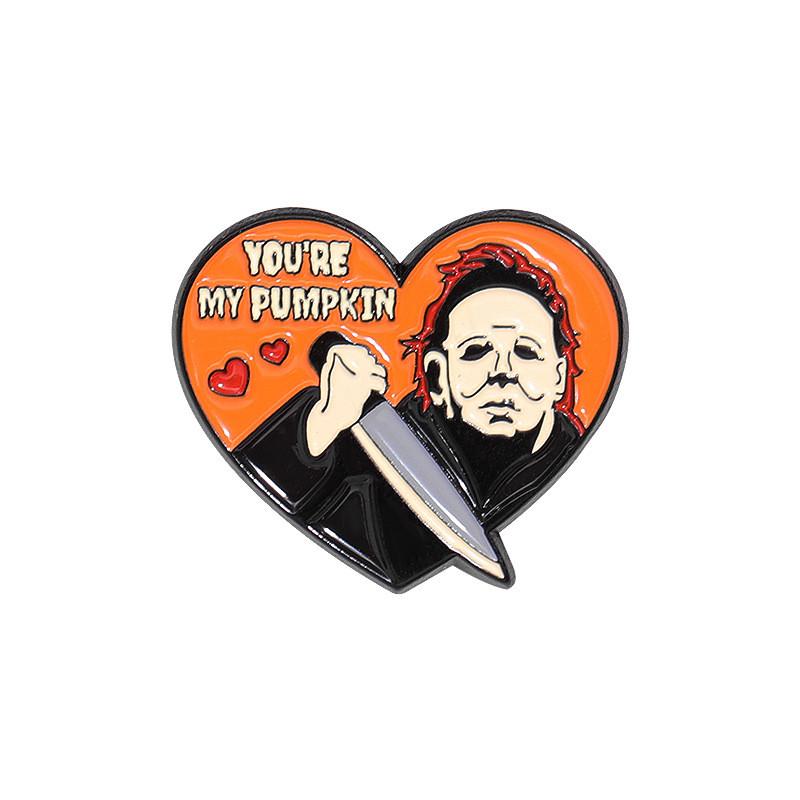 Красочная брошь в виде мультяшного персонажа, изготовленная из прочного сплава, идеально подходит для зимней моды 2024 года.