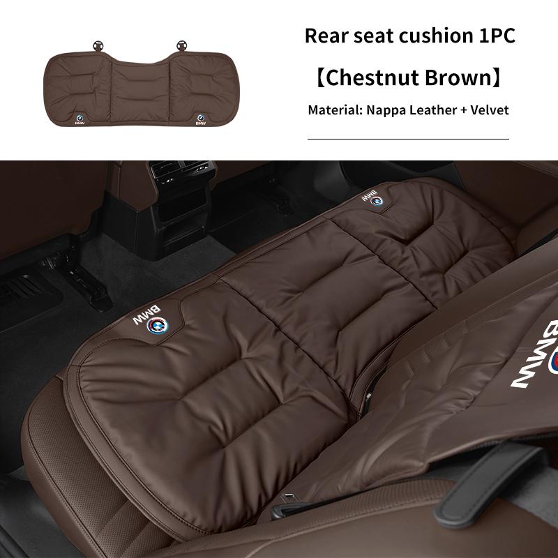 2025 Горячая Новинка Роскошный Автомобильный Велюровый Кожаный Подушка Дышащая Подушка на Заднее Сиденье Чехол на Сиденье Для BMW X3 X5 M5 M3 E46 E90 E60 F10 E39 F