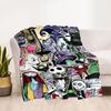 Christmas Nightmare Blanket Durable Comfort Perfect for Bed Seaside Couch All-Season Use Playful Design Ideal Gift for Friends Family Couples Picnic