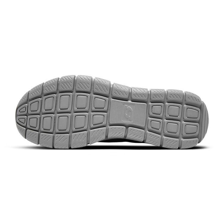 Skechers Ткань Простые Универсальные Дышащие Повседневная Обувь Мужская кроссовка Черный 232698-BKCC