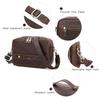 Genuine Leather Men Mini Shoulder Bags Casual Crossbody Bags Clutch Small Handbag Vintage Male Messenger Bag