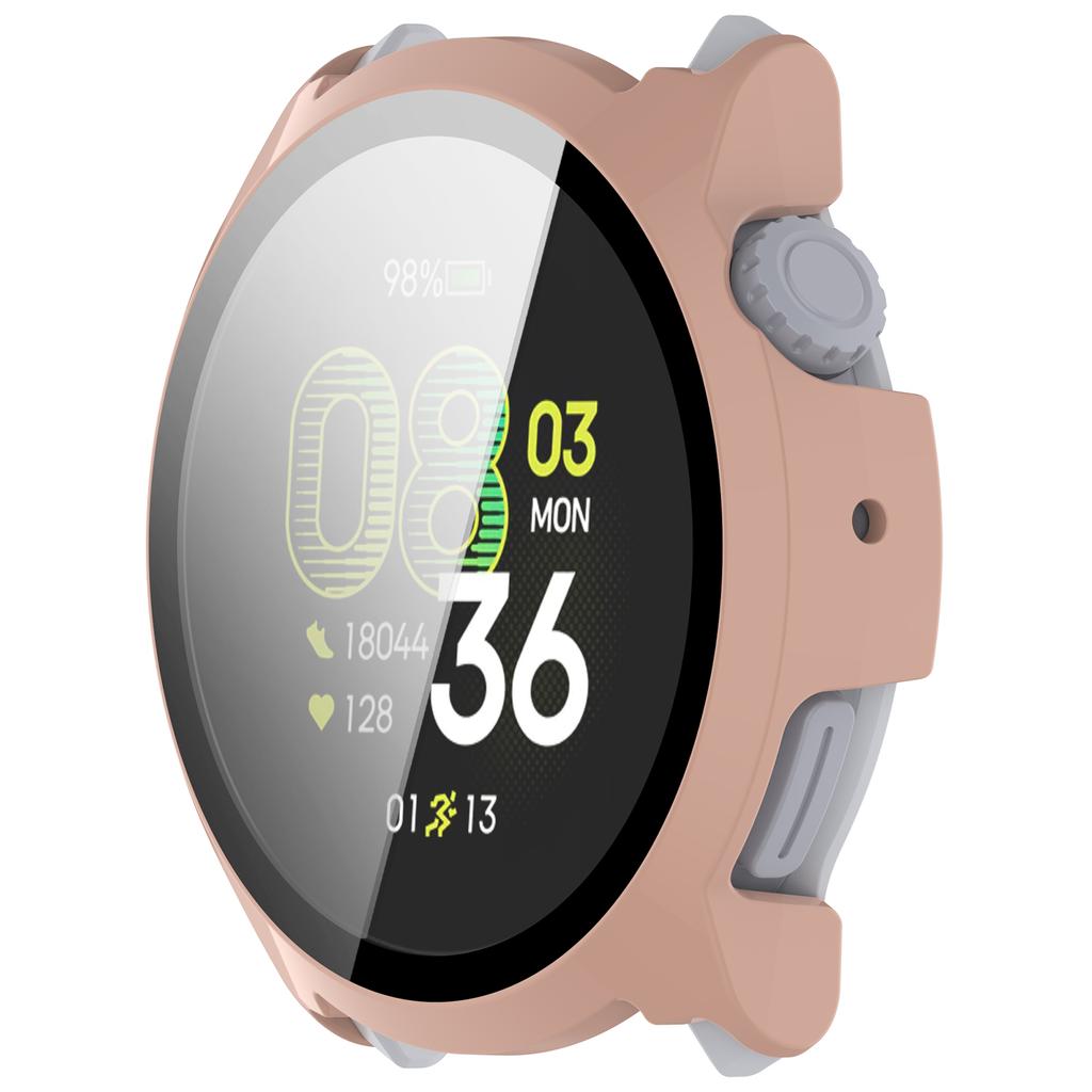 For Coros Pace 4 Case Hard PC Watch Protective Cover with Tempered Glass Film
