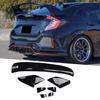 Glossy Black for Type?R Style Trunk Spoiler Wing Fit for Civic Hatchback 2016?2020