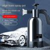 Car Window Cleaning 2L Hand Pump Foam Sprayer with 3 Types of Nozzle Hand Pneumatic Foam Cannon Snow Foam Car Wash Spray Bottle