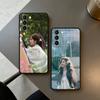Чехол для телефона китайской актрисы Луси Рози Чжао для Samsung S25,24,23,22,30,21,10,9,Ultra,Plus,Lite,FE,4,5 G Мягкий черный чехол