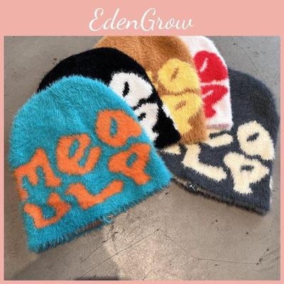 Шерстяная шапка-бини с надписью в городском стиле с термоизоляцией для мужчин и женщин, снаряжение для холодной погоды