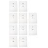 10Pcs Mini File Folders Waterproof Lightweight Portable Document Storage Pouches for Office School Home Travel Receipts Cards