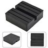 Car Lift Scissor Jack Rubber Support Pad 70x70x25mm with Groove for Weight Absorption and Protection of Suspension Components