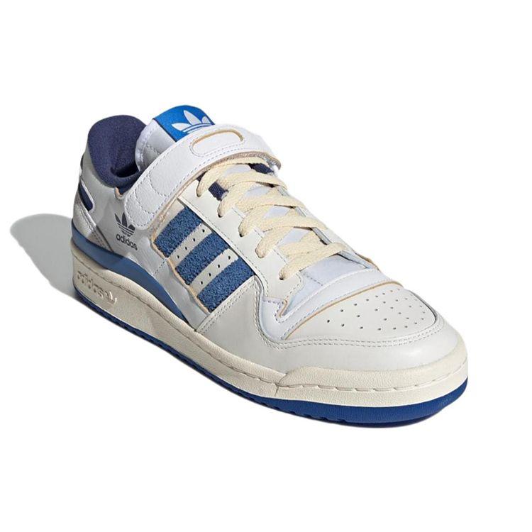 Adidas Forum 84 Low OG Bright Blue Unisex Sneakers Off-White S23764