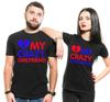 Футболка для девушки и парня Парные футболки для мужчин для женщин Облегающая футболка