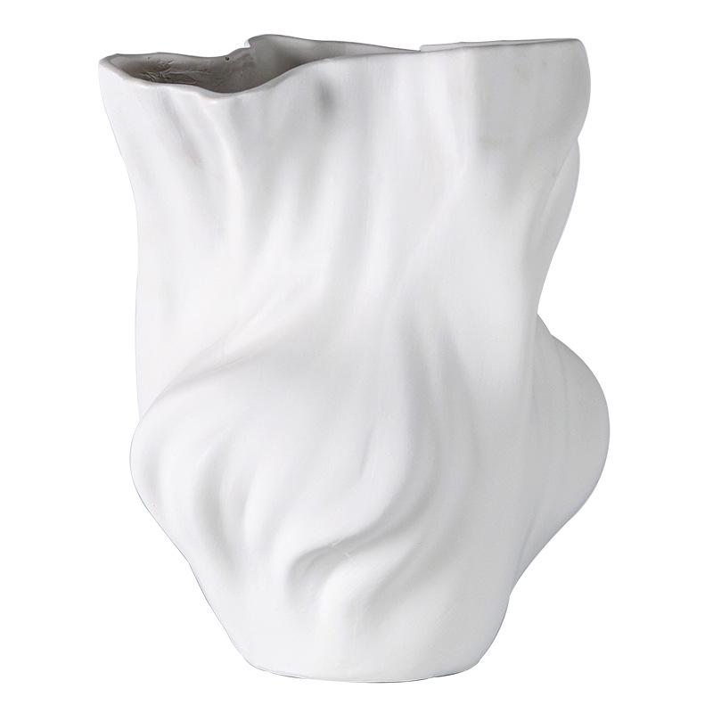 Китайский стиль ваби-саби, абстрактный дзен, нестандартная ваза, гостиная, витые цветочные орнаменты, модель отеля, украшения для комнаты