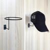1Pcs Wall Mounted Hat Bracket Stand Organizer Helmet Hanger New Cap Holder Rack