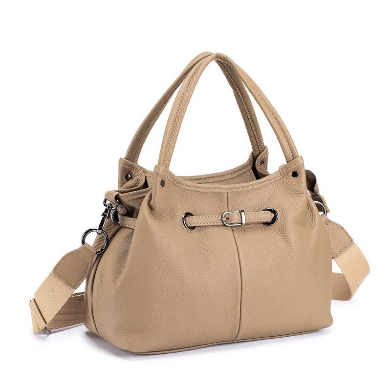 Сумка Niche Soft Leather Handbag Fashion Сумка-тоут через одно плечо подмышкой Универсальная вместительная сумка через плечо