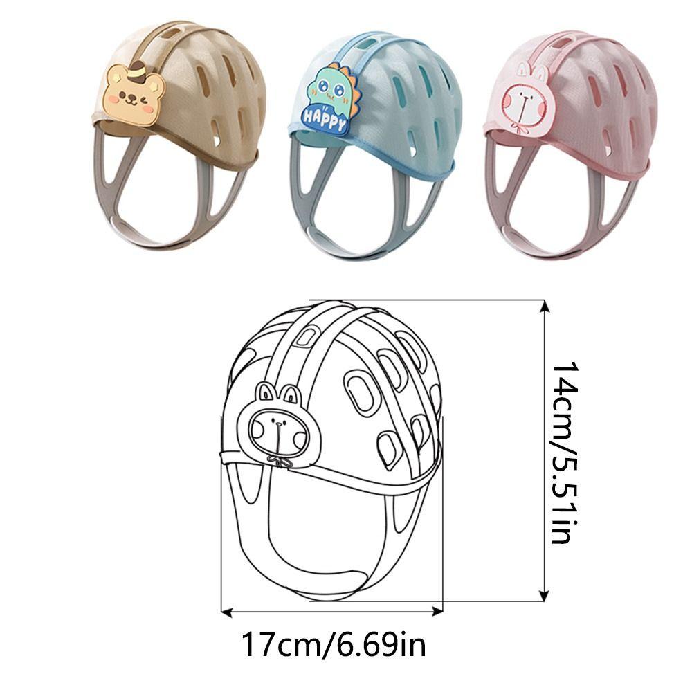 No Bumps Baby Safety Helmet 360-Degree Protection Adjustable Newborn Bumper Cap Breathable Comfortable To Wear