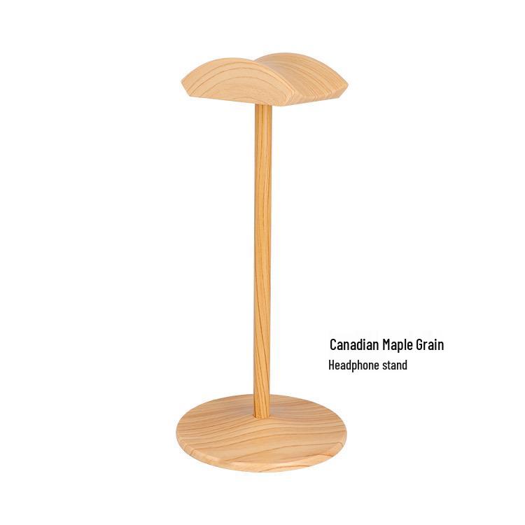 Прочная подставка для полноразмерных наушников из черного ореха - Простой деревянный держатель-дисплей