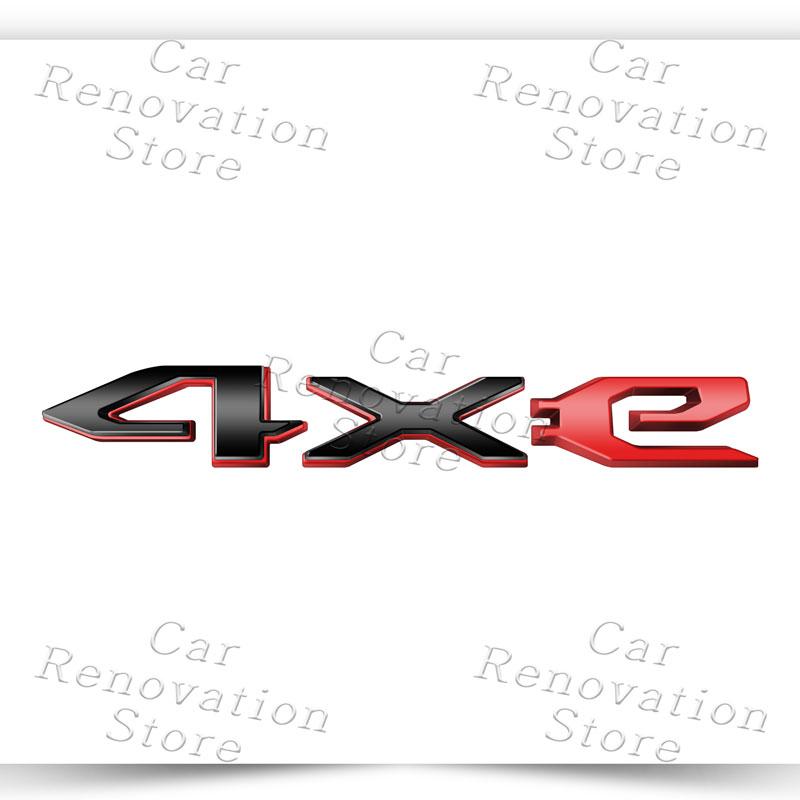 3D ABS Plastic Car Styling Tailgate Emblem Rear Boot Trunk Badge Sticker For Jeep 4xe Logo Grand Cherokee Wrangler Compass Decor po1