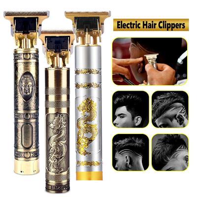 Перезаряжаемая водонепроницаемая электрическая беспроводная машинка для стрижки волос Мужская электрическая машинка для стрижки волос USB аккумуляторная бритва