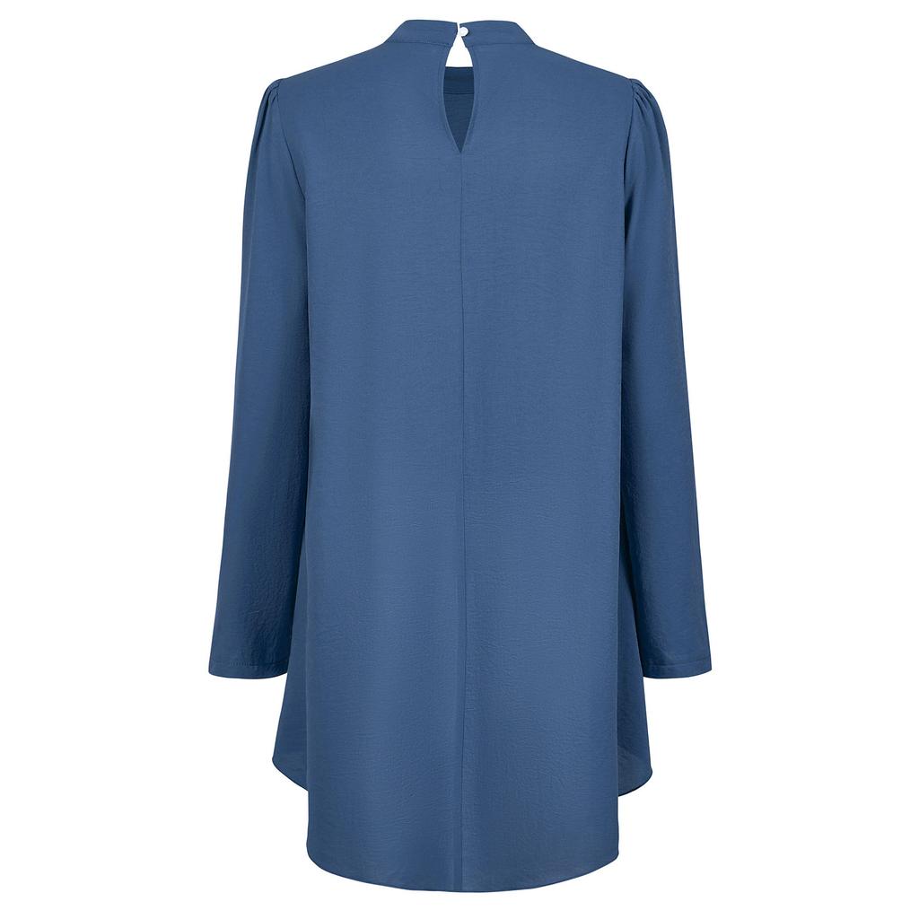 Повседневная женская модная однотонная рубашка с высоким воротником и длинными рукавами, пальто из искусственной кожи с двумя рубашками для женщин, элегантная женская одежда, осенняя одежда