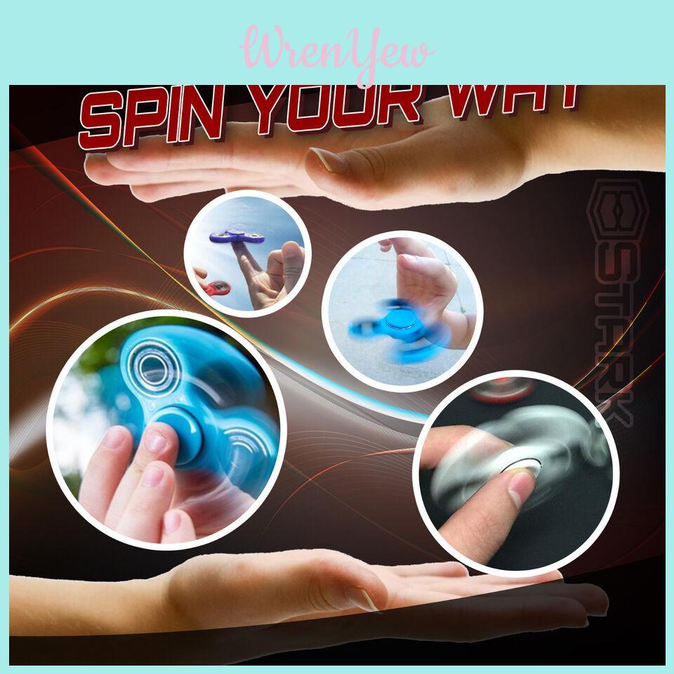 Innovative Stress Relief Finger Spinner Toy For Children Colorful Metal Finger Gyro For Boys Student Toy