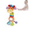 Mummabubba Soft Plush Giraffe Rattle Bell Teether Toy For Babies
