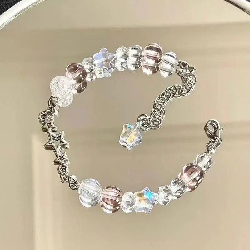 Красочный браслет из бисера, простые эластичные браслеты, летние украшения, штабелируемые браслеты, браслеты дружбы