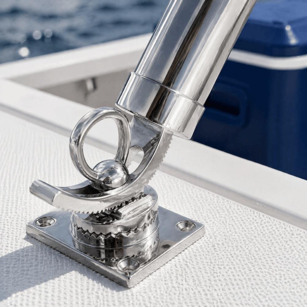 360 Degree Rotating Boat Rod Mount Rotatable Marine Rod Bracket Bracket Rod Bracket Boat