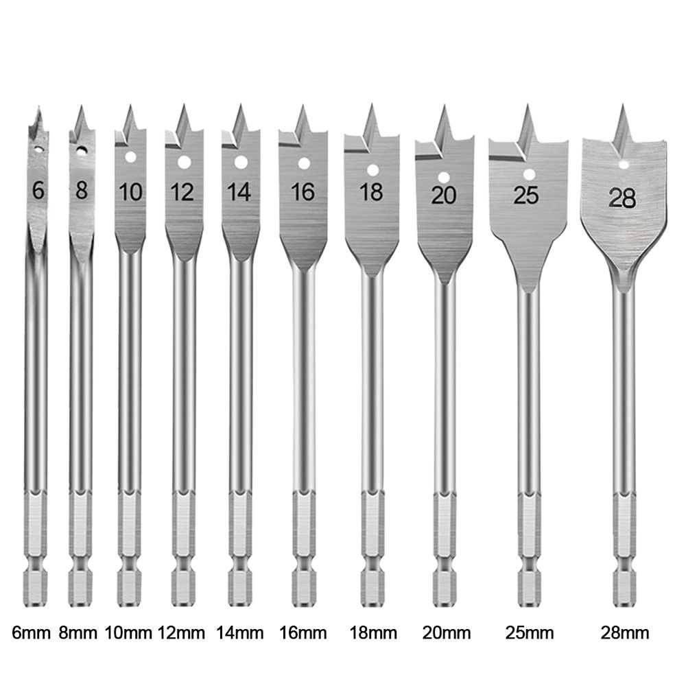 Деревообрабатывающее сверло с титановым покрытием Сверло для плотника Открывалка для деревянных пластин Плоское сверло Шестигранный хвостовик