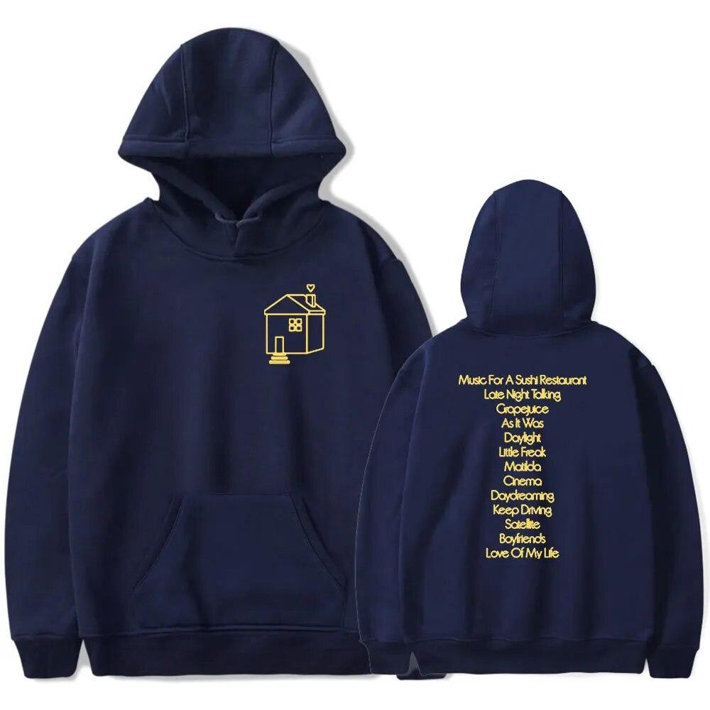 Love On Tour House Треклист Pepper Merch Толстовка с капюшоном унисекс/женский пуловер в стиле хип-хоп с капюшоном и длинными рукавами, свитер унисекс
