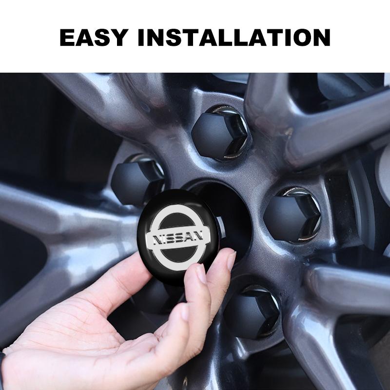 4 шт. 56 мм Колпачки на центр ступицы колеса автомобиля Эмблема Пылезащитная крышка ступицы обода для Nissan X-Trail T32 T31 Qashqai Tiida Teana Автостайлинг