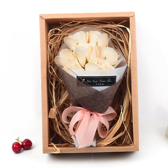 1 букет искусственных роз рука держит цветок фестиваль подарок партия декор