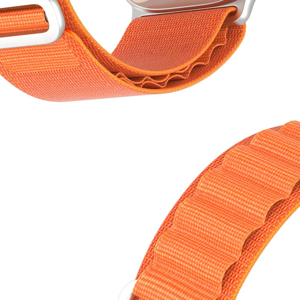 Sport Strap With Buckle For Apple Watch 8/7/6/Se/5/4/3/2/1 (41, 40, 38mm) Dux Ducis Strap Gs Version - Orange
