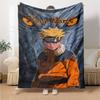 Naruto Character Customize Your Name Blanket Lightweight Personalized Blanket Durable Comfort Perfect for Chair Bed Couch Picnics Ideal for All Season