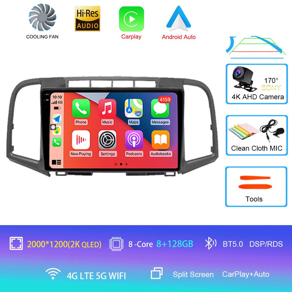 Для Toyota Venza 2008 - 2016 QLED DSP Android 14 автомобильный радиоприемник Smart Multimedia Video Player Auto Stereo Navi GPS головное устройство